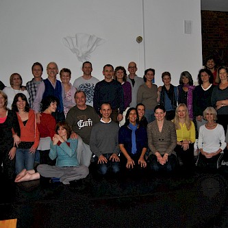 Attending TRE Therapy 3-day workshop in Central London in 2011
