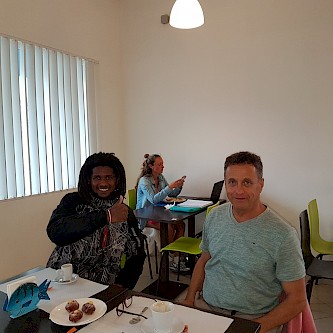 Sao Vicente, Cape Verde, March 2018, celebrating Steven Roberto Da Luz's Instructor Level, Shibashi Taichi-Qigong Certification