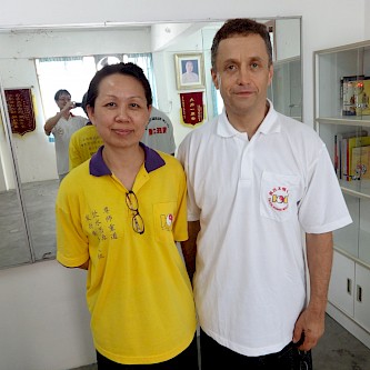 In 2012, with my Tai Chi Chuan instructor Sifu Alvina Lai in the The Huang Sheng Shyan Tai Chi Chuan Association in Kuala Lumpur, Malaysia